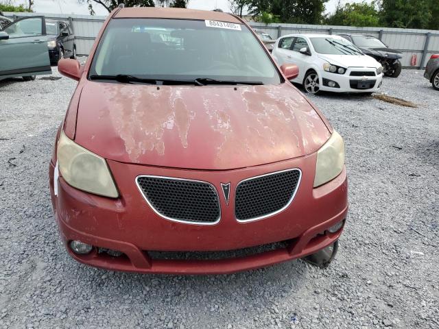 5Y2SL65886Z448752 - 2006 PONTIAC VIBE BURGUNDY photo 5