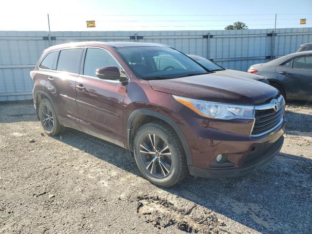 5TDJKRFH7GS322030 - 2016 TOYOTA HIGHLANDER XLE BURGUNDY photo 4