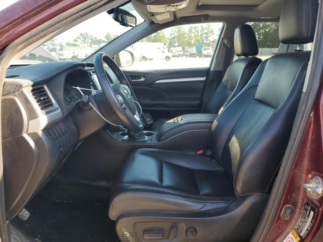 5TDJKRFH7GS322030 - 2016 TOYOTA HIGHLANDER XLE BURGUNDY photo 7