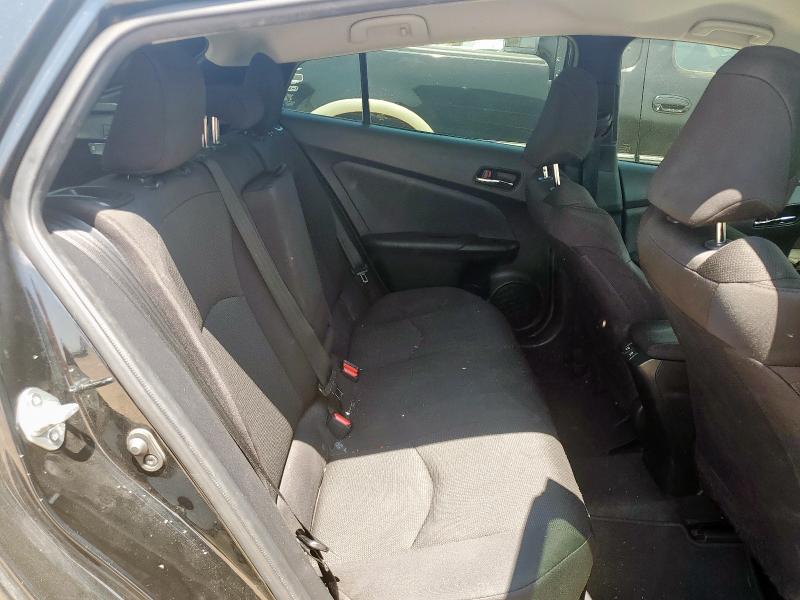 JTDKARFU0K3091793 - 2019 TOYOTA PRIUS Սև լուսանկար 10