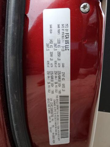 2C4RC1GG0KR667392 - 2019 CHRYSLER PACIFICA LIMITED 红色 照片 13