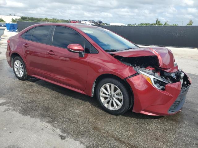 JTDBCMFE5PJ010456 - 2023 TOYOTA COROLLA LE 红色 照片 4