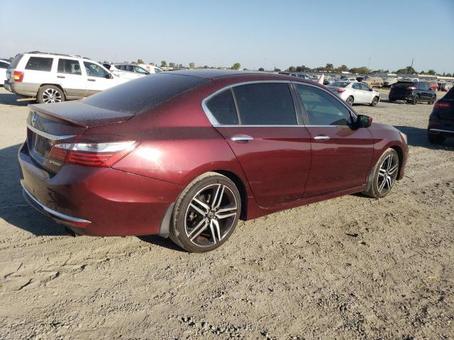 1HGCR2F50HA241730 - 2017 HONDA ACCORD SPORT ბურგუნდია ფოტო 3