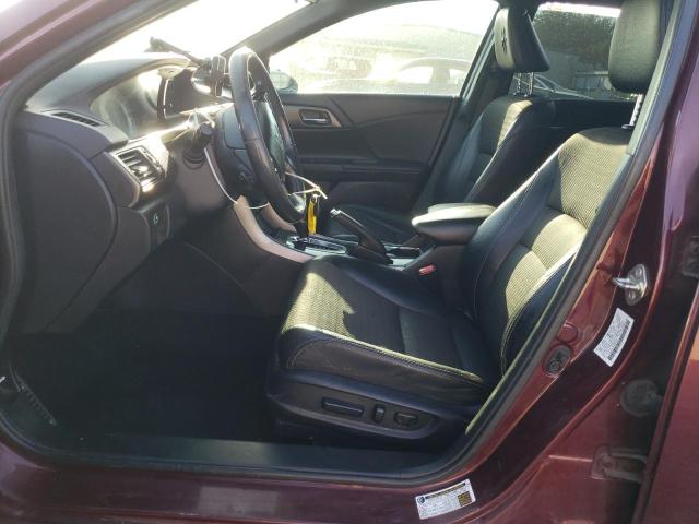 1HGCR2F50HA241730 - 2017 HONDA ACCORD SPORT ბურგუნდია ფოტო 7