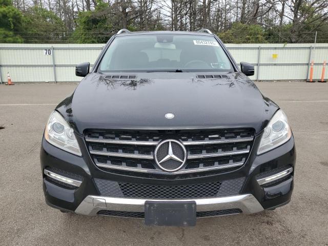 4JGDA5HB2DA225808 - 2013 MERCEDES-BENZ ML 350 4MATIC BLACK photo 5