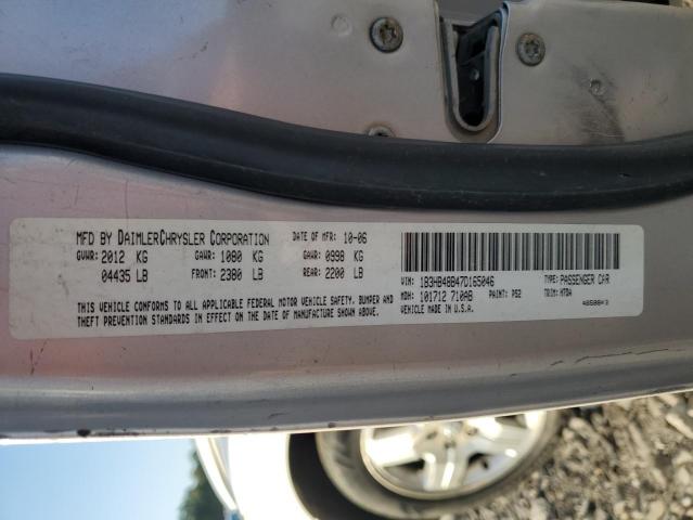 1B3HB48B47D165046 - 2007 DODGE CALIBER SXT SILVER photo 13