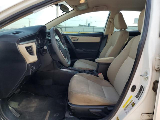 5YFBURHE1FP342217 - 2015 TOYOTA COROLLA L WHITE photo 7