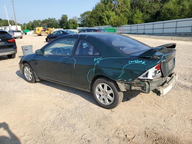 1HGEM229X1L056319 - 2001 HONDA CIVIC SI GREEN photo 2