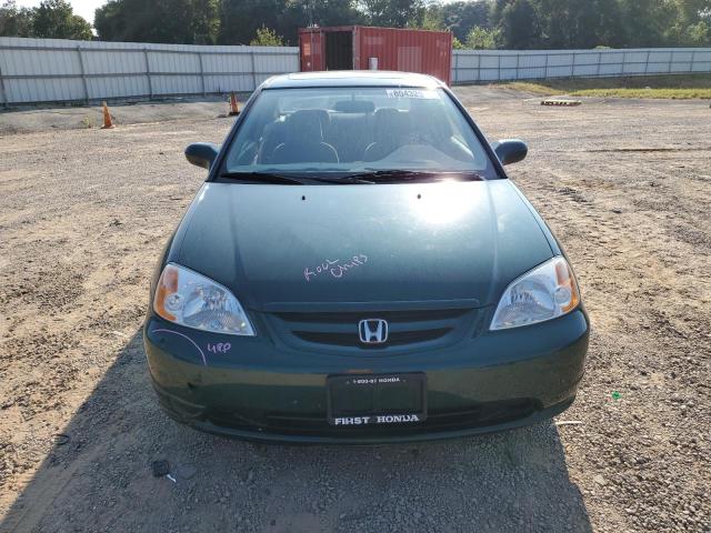 1HGEM229X1L056319 - 2001 HONDA CIVIC SI GREEN photo 5