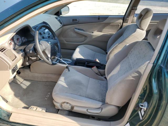 1HGEM229X1L056319 - 2001 HONDA CIVIC SI GREEN photo 7