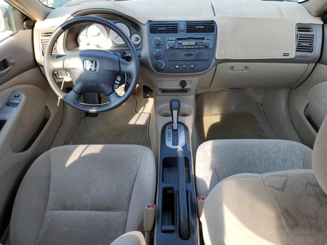 1HGEM229X1L056319 - 2001 HONDA CIVIC SI GREEN photo 8