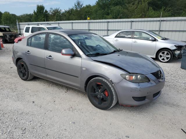 JM1BK12F861407917 - 2006 MAZDA 3 I GRAY photo 4