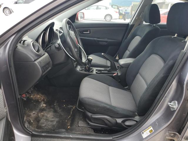 JM1BK12F861407917 - 2006 MAZDA 3 I GRAY photo 7