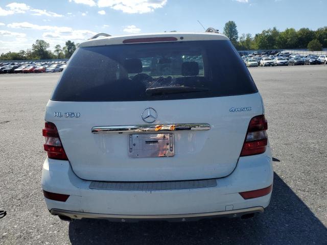 4JGBB8GB8BA735732 - 2011 MERCEDES-BENZ ML 350 4MATIC WHITE photo 6