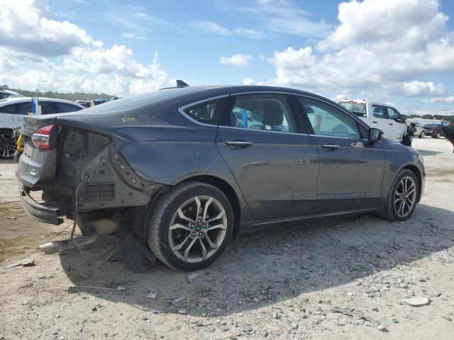 3FA6P0CD0KR144628 - 2019 FORD FUSION SEL CHARCOAL photo 3