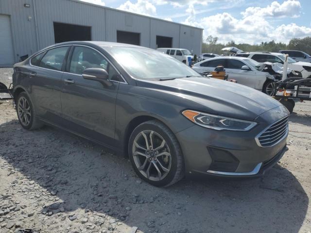 3FA6P0CD0KR144628 - 2019 FORD FUSION SEL CHARCOAL photo 4