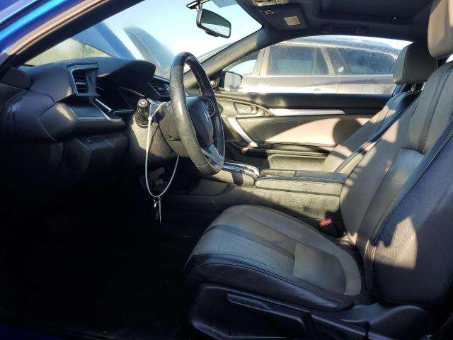 2HGFC3B74HH356781 - 2017 HONDA CIVIC EXL BLUE photo 7