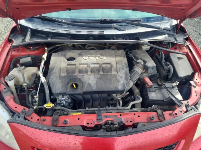 2T1BU40E19C015867 - 2009 TOYOTA COROLLA BASE RED photo 11