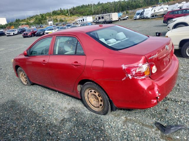 2T1BU40E19C015867 - 2009 TOYOTA COROLLA BASE RED photo 2