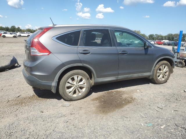 2HKRM4H76DH680340 - 2013 HONDA CR-V EXL GRAY photo 3