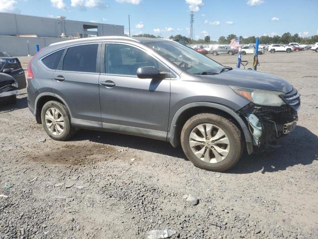 2HKRM4H76DH680340 - 2013 HONDA CR-V EXL GRAY photo 4