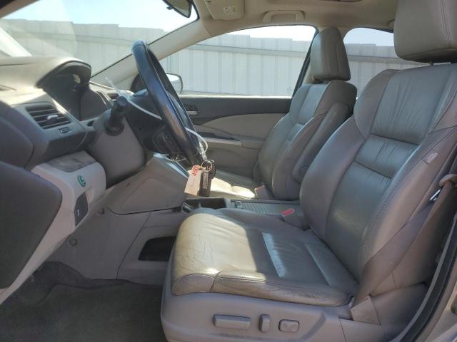 2HKRM4H76DH680340 - 2013 HONDA CR-V EXL GRAY photo 7
