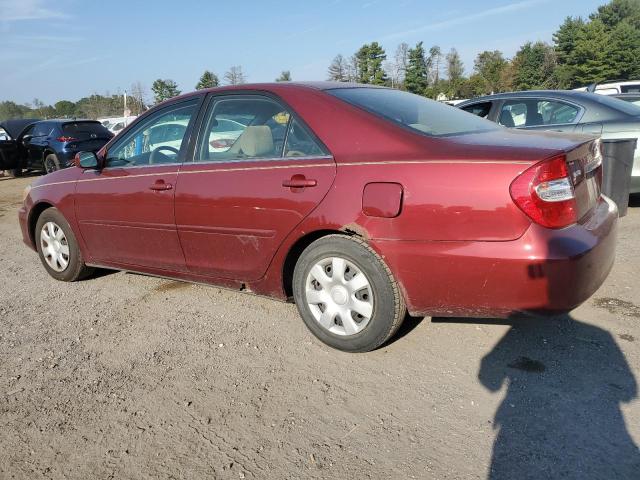 JTDBE32K630234674 - 2003 TOYOTA CAMRY LE MAROON photo 2