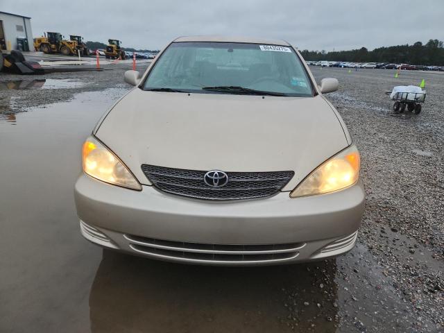 4T1BE32K62U083970 - 2002 TOYOTA CAMRY LE GOLD photo 5