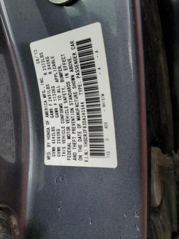 1HGCR3F83DA040544 - 2013 HONDA ACCORD EXL 灰色 照片 12