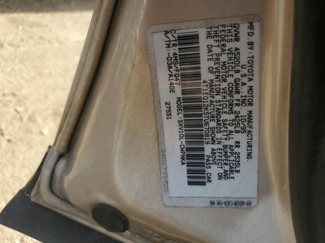 4T1EG12K5TU670819 - 1996 TOYOTA CAMRY LE TAN photo 12