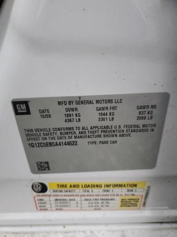 1G1ZC5EB5A4144622 - 2010 CHEVROLET MALIBU 1LT თეთრი ფოტო 12