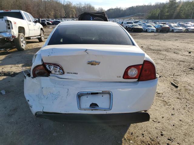 1G1ZG57B28F154296 - 2008 CHEVROLET MALIBU LS WHITE photo 6