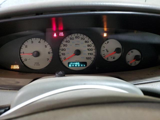 1B3EJ46C6YN210923 - 2000 DODGE STRATUS SE SILVER photo 9