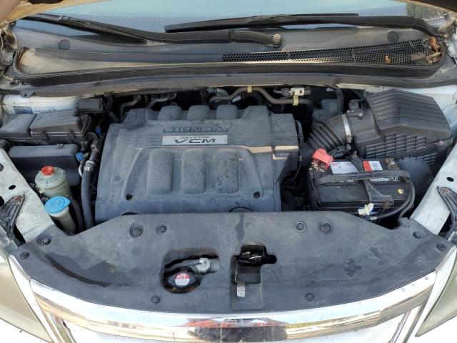 5FNRL3H90AB055196 - 2010 HONDA ODYSSEY TOURING WHITE photo 12