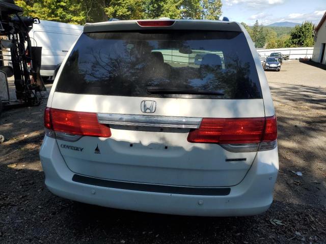 5FNRL3H90AB055196 - 2010 HONDA ODYSSEY TOURING WHITE photo 6