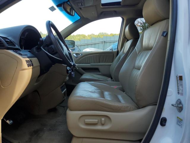 5FNRL3H90AB055196 - 2010 HONDA ODYSSEY TOURING WHITE photo 7