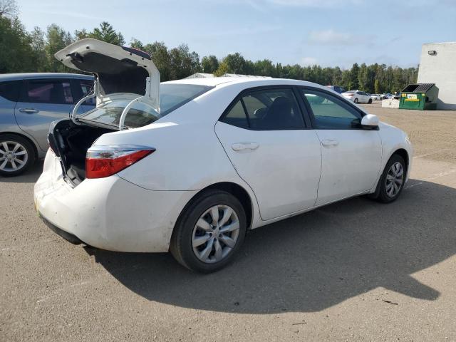 2T1BURHE5FC445771 - 2015 TOYOTA COROLLA L WHITE photo 3