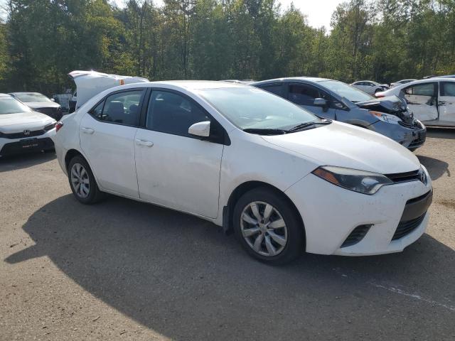 2T1BURHE5FC445771 - 2015 TOYOTA COROLLA L WHITE photo 4