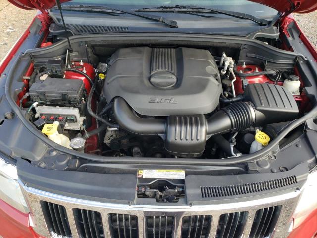 1J4RR4GG8BC527755 - 2011 JEEP GRAND CHEROKEE LAREDO წითელი ფოტო 12