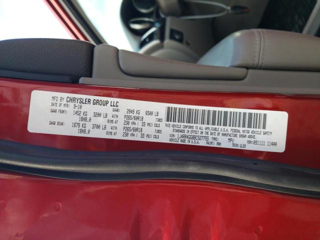 1J4RR4GG8BC527755 - 2011 JEEP GRAND CHEROKEE LAREDO წითელი ფოტო 13