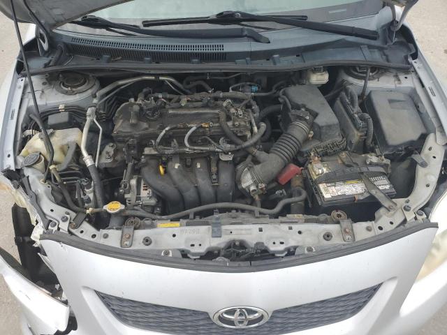 2T1BU4EE7AC504741 - 2010 TOYOTA COROLLA BASE SILVER photo 11