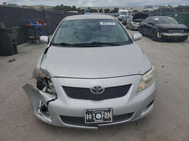 2T1BU4EE7AC504741 - 2010 TOYOTA COROLLA BASE SILVER photo 5