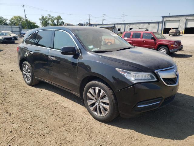 5FRYD4H46EB001716 - 2014 ACURA MDX TECHNOLOGY შავი ფოტო 4