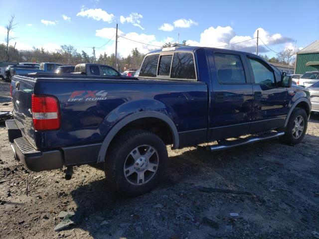 1FTPW14547FB71964 - 2007 FORD F-150 SUPERCREW BLUE photo 3