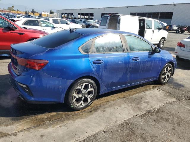 3KPF24AD4KE016175 - 2019 KIA FORTE FE Көк фото 3