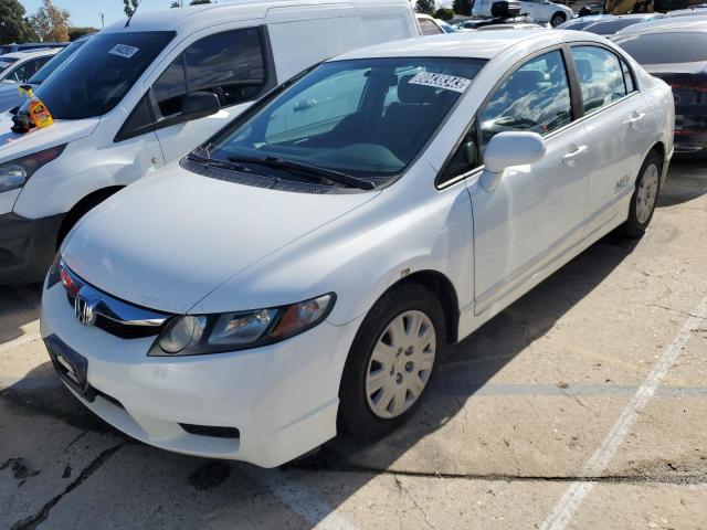 19XFA4F50AE000817 - 2010 HONDA CIVIC GX WHITE photo 1