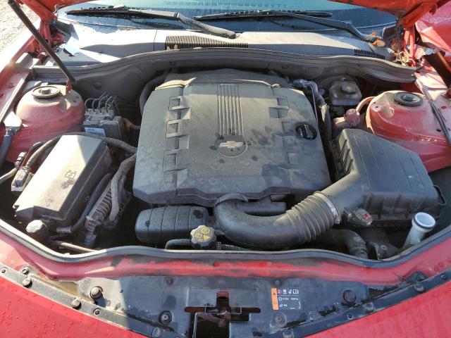 2G1FB1E37D9228935 - 2013 CHEVROLET CAMARO LT RED photo 11