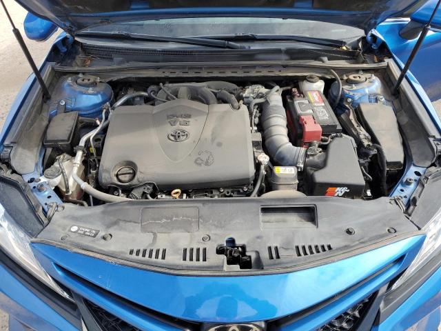 4T1KZ1AK3LU034687 - 2020 TOYOTA CAMRY TRD BLUE photo 11