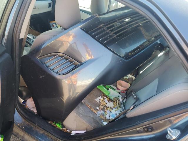 2T1BURHE1GC605887 - 2016 TOYOTA COROLLA L GRAY photo 12