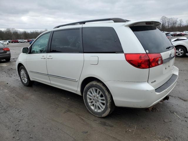 5TDBK22C49S024267 - 2009 TOYOTA SIENNA XLE WHITE photo 2